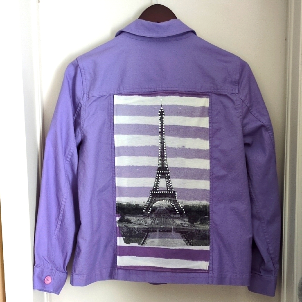 Lavender Eiffel Tower Jacket